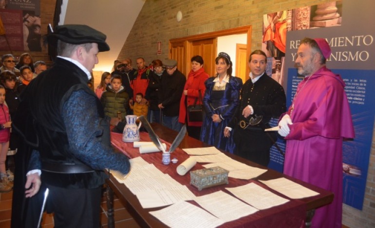 Fonz celebra este sábado su última visita teatralizada en torno a la figura  de Pedro Cerbuna, fundador de la Universidad de Zaragoza