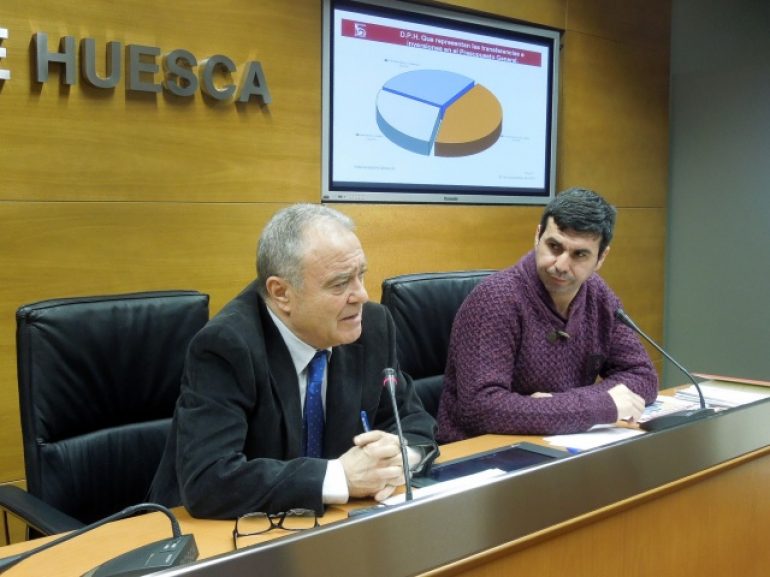 La Diputación de Huesca incrementa el porcentaje de la inversión en su presupuesto para el próximo año