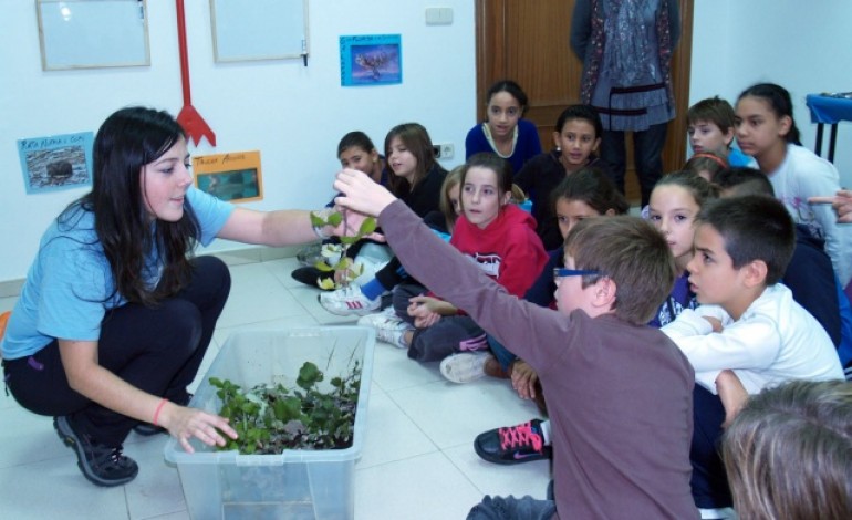 El Aula de Naturaleza de la Diputación de Huesca inicia su actividad en el Bajo Cinca en la que participan 1.400 alumnos