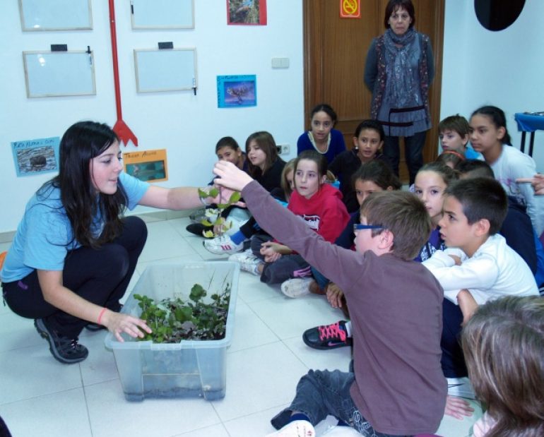 El Aula de Naturaleza de la Diputación de Huesca inicia su actividad en el Bajo Cinca en la que participan 1.400 alumnos