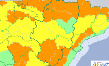 AVISO NARANJA por nevadas en el Pirineo oscense, centro de Huesca y Teruel este sábado