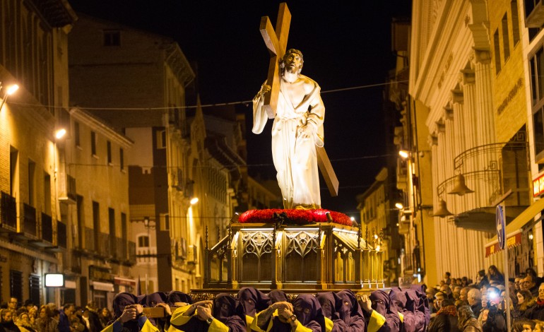 Emotiva Procesión de Nuestro Padre Jesús Nazareno este Miércoles Santo en Huesca