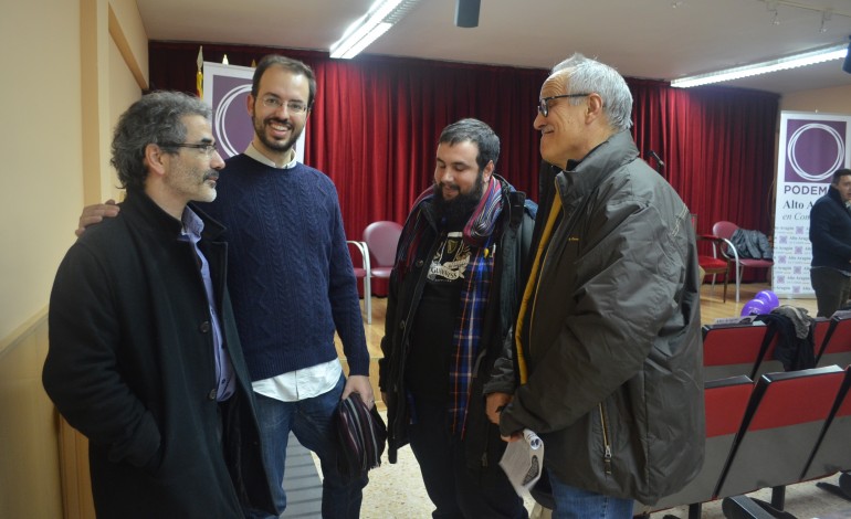 Jorge Luis Bail explica en Barbastro la actividad parlamentaria que desarrolla en Madrid Podemos-Alto Aragón en Común