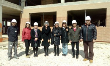 Las obras en el albergue de La Sabina de Fonz de la Asociación Down Huesca avanzan a buen ritmo