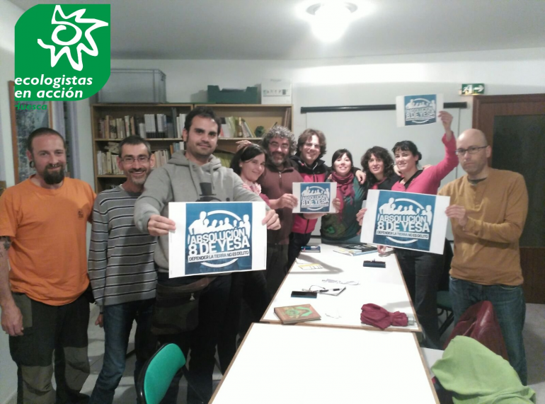 Ecologistas en Acción se solidariza con los ‘8 de Yesa’