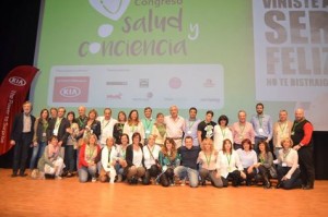 Voluntarios, colaboradores y organizadores del I Congreso Salud y Conciencia. JLP