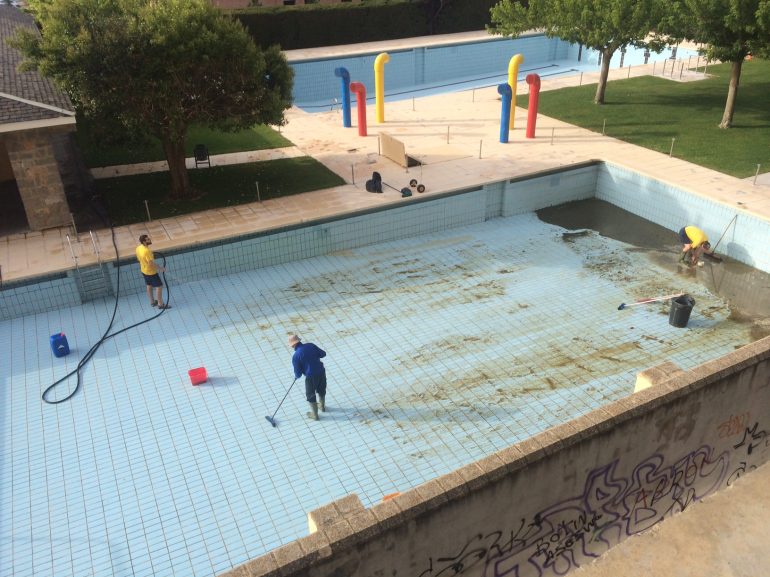 Comienza la temporada de verano en las piscinas de Huesca