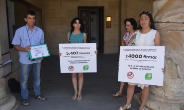 Casi 4000 firmas en papel y 5400 digitales contra la Incineradora de Biomasa de Monzón