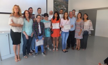 Atades Huesca entrega los diplomas de la Escuela Taller Higía