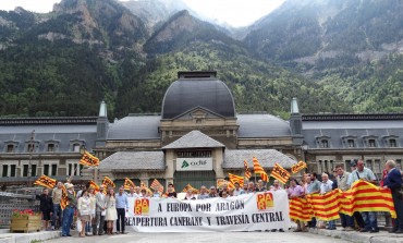 El Partido Aragonés suma su reivindicación del Canfranc y los pasos a Europa por Aragón y apoya las demandas de Jacetania con actos en Jaca y la estación internacional