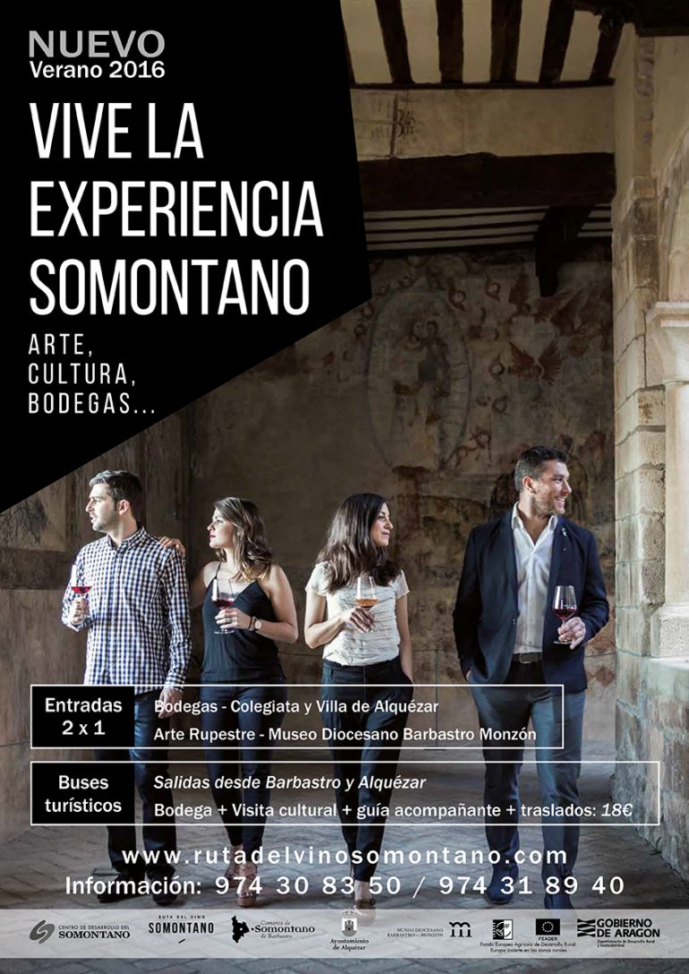 Este verano ‘Vive la experiencia Somontano’