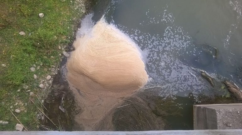 IU denuncia la existencia de nuevos vertidos en el río Cinca a su paso por Fraga