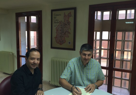 Comarca del Cinca Medio y Agrupación de Voluntarios Protección Civil firman convenio de colaboración