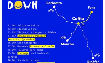 Abiertas las inscripciones de la I marcha popular del 1 de octubre entre Cofita a Fonz para celebrar los 25 años de Down Huesca