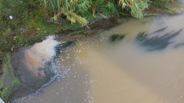 IU denuncia ante Seprona los posibles vertidos al cauce del Cinca a su paso por Fraga