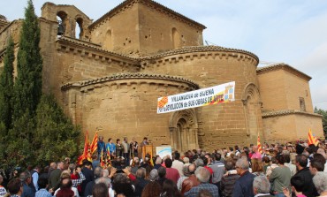 Los Monegros unen sus voces para defender el regreso de los bienes al Monasterio de Sijena