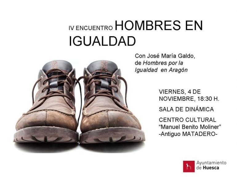 Este viernes, IV Encuentro «Hombres en igualdad» en Huesca