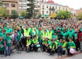 Mil setecientas personas se suman en Binéfar a la Andada Popular contra el cáncer