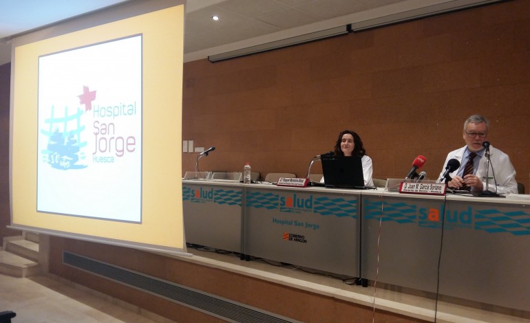 El Hospital San Jorge de Huesca ya tiene cartel y logotipo para su 50 aniversario