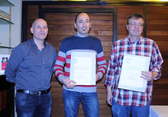 El Ayuntamiento de Binéfar entrega los premios del Concurso de Relato Breve a Jesús Aguilar y Sergio Allepuz