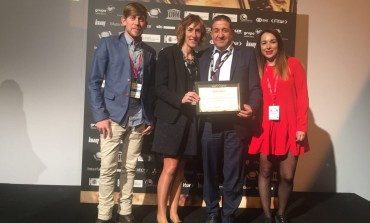 El Hotel Ciudad de Binéfar recibe el premio al mejor proyecto en sostenibilidad y rehabilitación hotelera en España