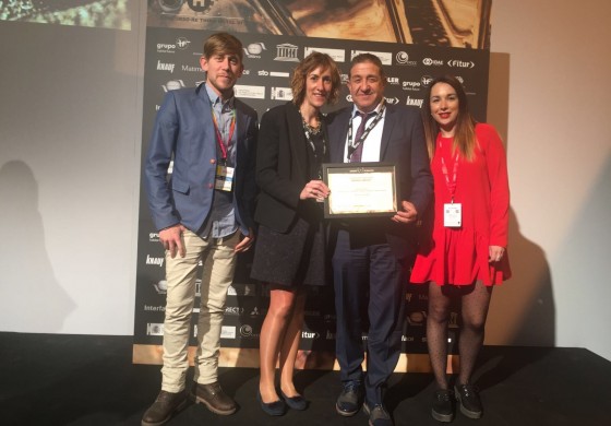 El Hotel Ciudad de Binéfar recibe el premio al mejor proyecto en sostenibilidad y rehabilitación hotelera en España