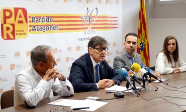 Arturo Aliaga apela a la trayectoria y garantía de servicio a Aragón, estabilidad y progreso que aporta el Partido Aragonés