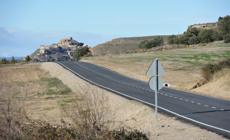 La DPH culmina las obras en la carretera entre Bolea y Puibolea con una inversión de más de 600.000 euros