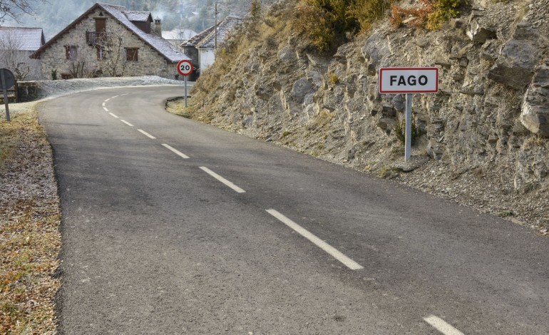La Diputación de Huesca termina varias mejoras en accesos y carreteras de la Jacetania por más de 500.000 euros