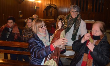 Coplas y torta para celebrar santa Águeda en Pomar de Cinca