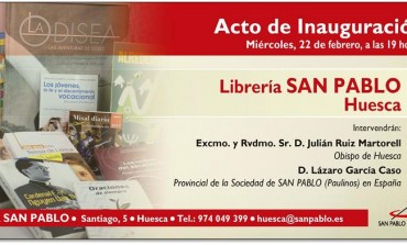 Nueva librería SAN PABLO en Huesca