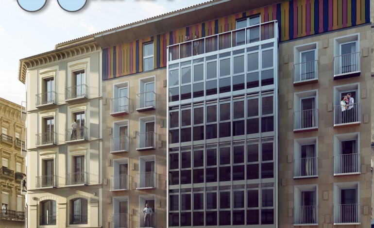 Edificio Luces de Bohemia, un espacio exclusivo en el mismo centro de Huesca