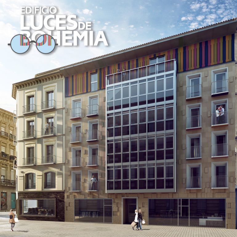 Edificio Luces de Bohemia, un espacio exclusivo en el mismo centro de Huesca