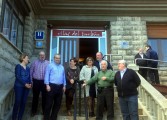 Elisa Sancho conversa con los mayores de Aragón de los servicios de proximidad que considera fundamentales 'para el arraigo de las familias'