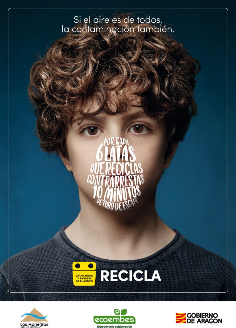 “Recicla y respira”, nueva campaña para fomentar el reciclaje de los envases en Los Monegros