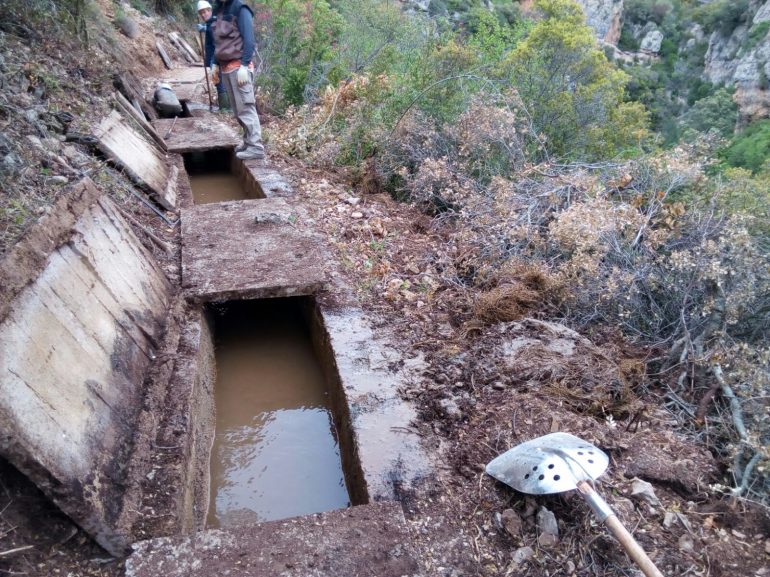 El Ayuntamiento invierte 53.000 euros en el canal de la Almunia para mejorar el suministro de agua a Huesca