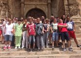 Treinta jóvenes con síndrome de Down de Huesca, Sicilia y Bulgaria conviven esta semana en un campamento europeo en Fonz