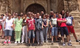 Treinta jóvenes con síndrome de Down de Huesca, Sicilia y Bulgaria conviven esta semana en un campamento europeo en Fonz