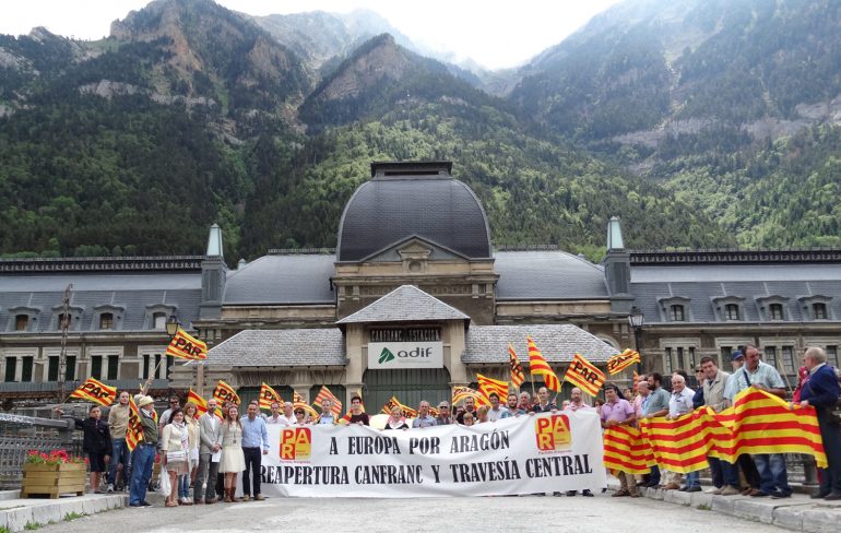 El Partido Aragonés reivindicará de nuevo en Canfranc la reapertura y los pasos a Europa por Aragón