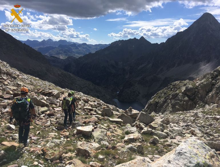 Encuentran el cadáver del montañero vasco perdido en el pico Bailatus