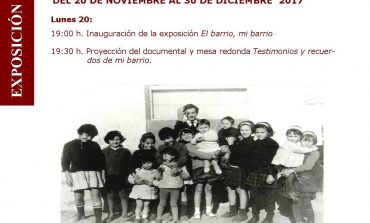 Exposición "Barrio Perpetuo Socorro. El barrio, mi barrio", en el Centro Cívico Santiago Escartín Otín