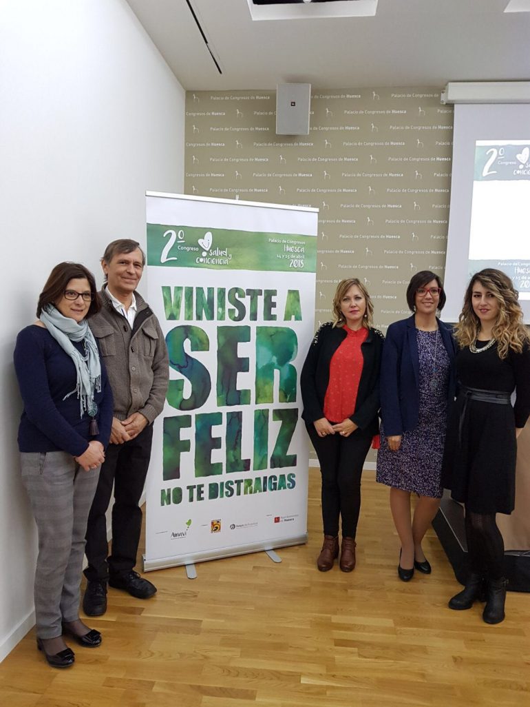El II Congreso Salud y Conciencia “Viniste a Ser Feliz, No Te Distraigas” quiere reunir a 800 asistentes en Huesca el 14 y 15 de abril
