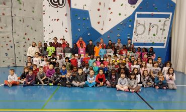 Cruz Roja Binéfar ha recogido los juguetes donados por los niños que han acudido al campus navideño de la concejalía de Deportes