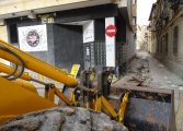 El Ayuntamiento de Huesca ha iniciado las obras para la remodelación de la calle Sobrarbe