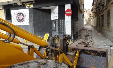 El Ayuntamiento de Huesca ha iniciado las obras para la remodelación de la calle Sobrarbe