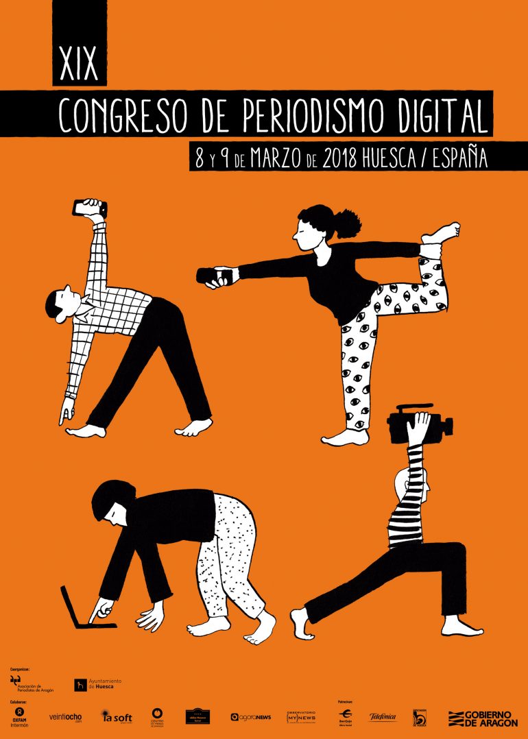 La ilustradora estadounidense Sarah Glidden, autora de la imagen del XIX Congreso de Periodismo digital de Huesca