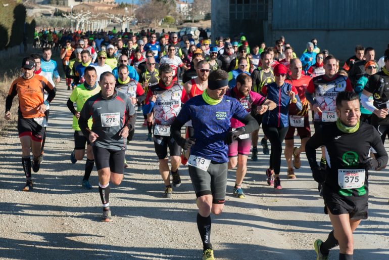 Ana Revilla y Sergio del Barrio se impusieron en el IV Monegros Trail Barri de Robres