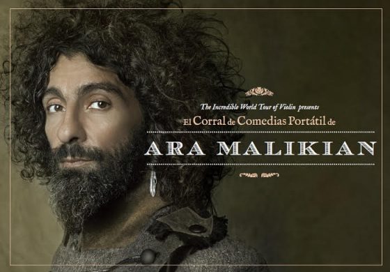 Ara Malikian presenta "El Corral de Comedias Portátil" en el Palacio de Congresos de Huesca