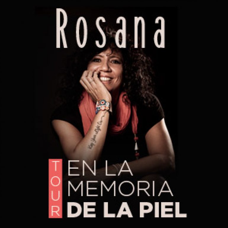 Rosana actuará en Huesca el viernes 20 de abril
