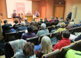Los socialistas muestran su compromiso con el sistema público de pensiones en un acto del  PSOE Huesca